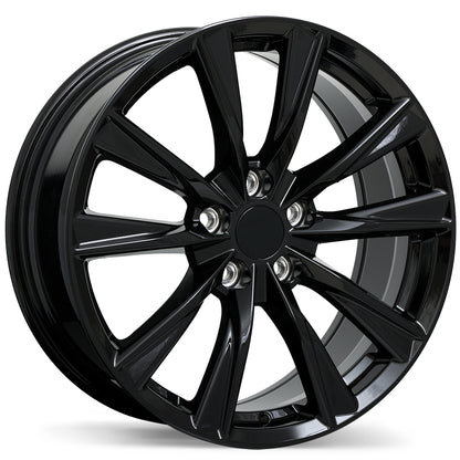 18" & 19" Replika R284 Gloss Black Rims 5x114.3 — Gloss Black