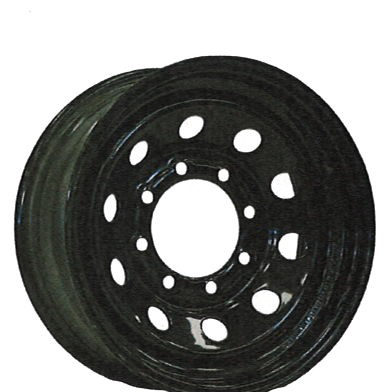 15" & 16" Rimex Black Modular Trailer Wheels 5x114.3, 8x165.1 — 16x6 · 8x165.1