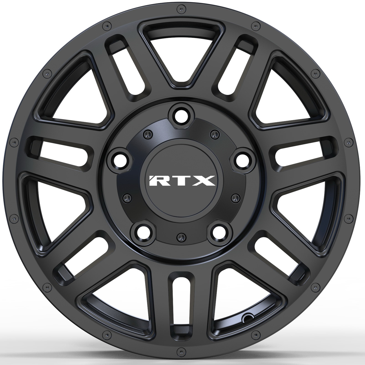 16x6 RTX Adventure Satin Black rim, 5x160