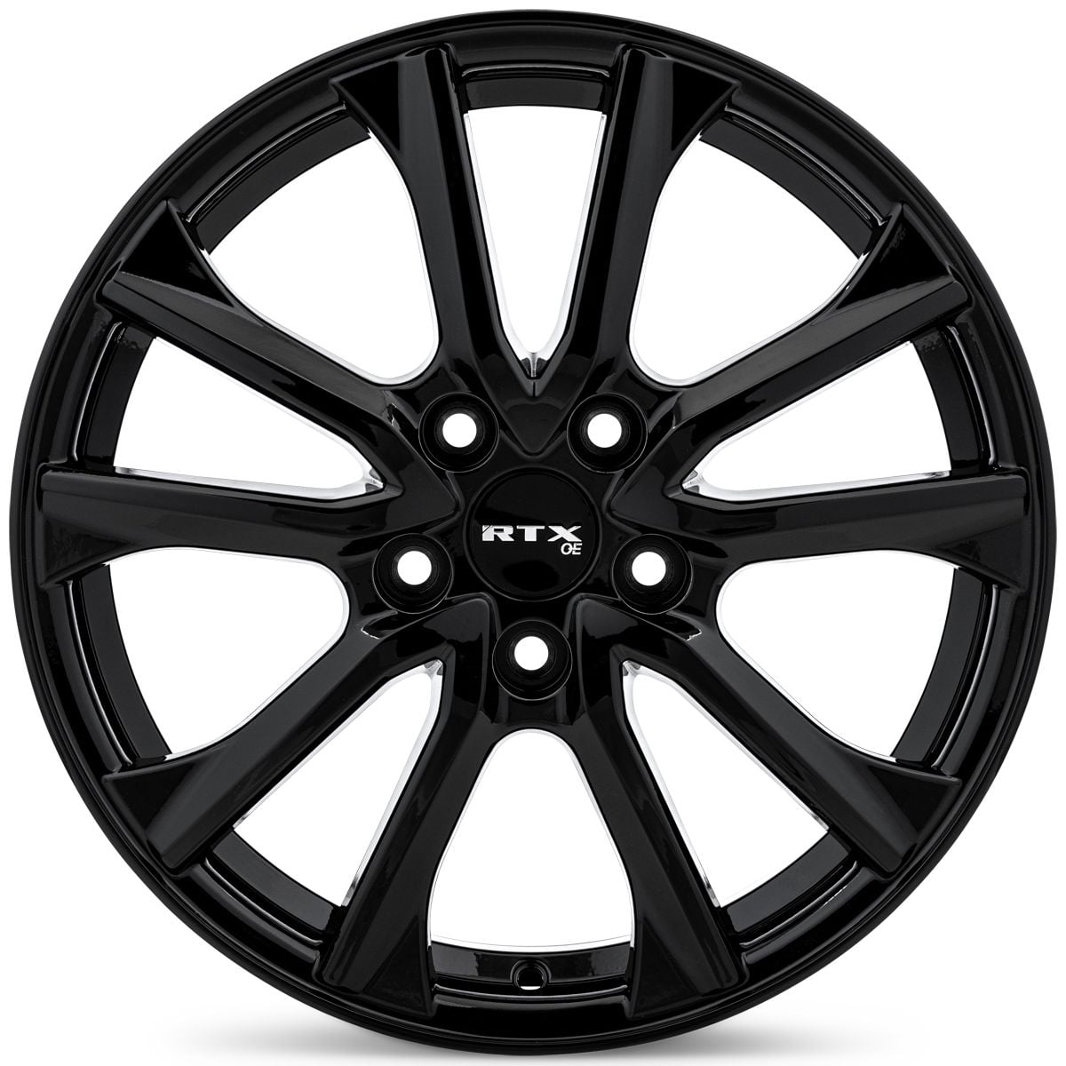 RTX Arai Gloss Black rim angle view