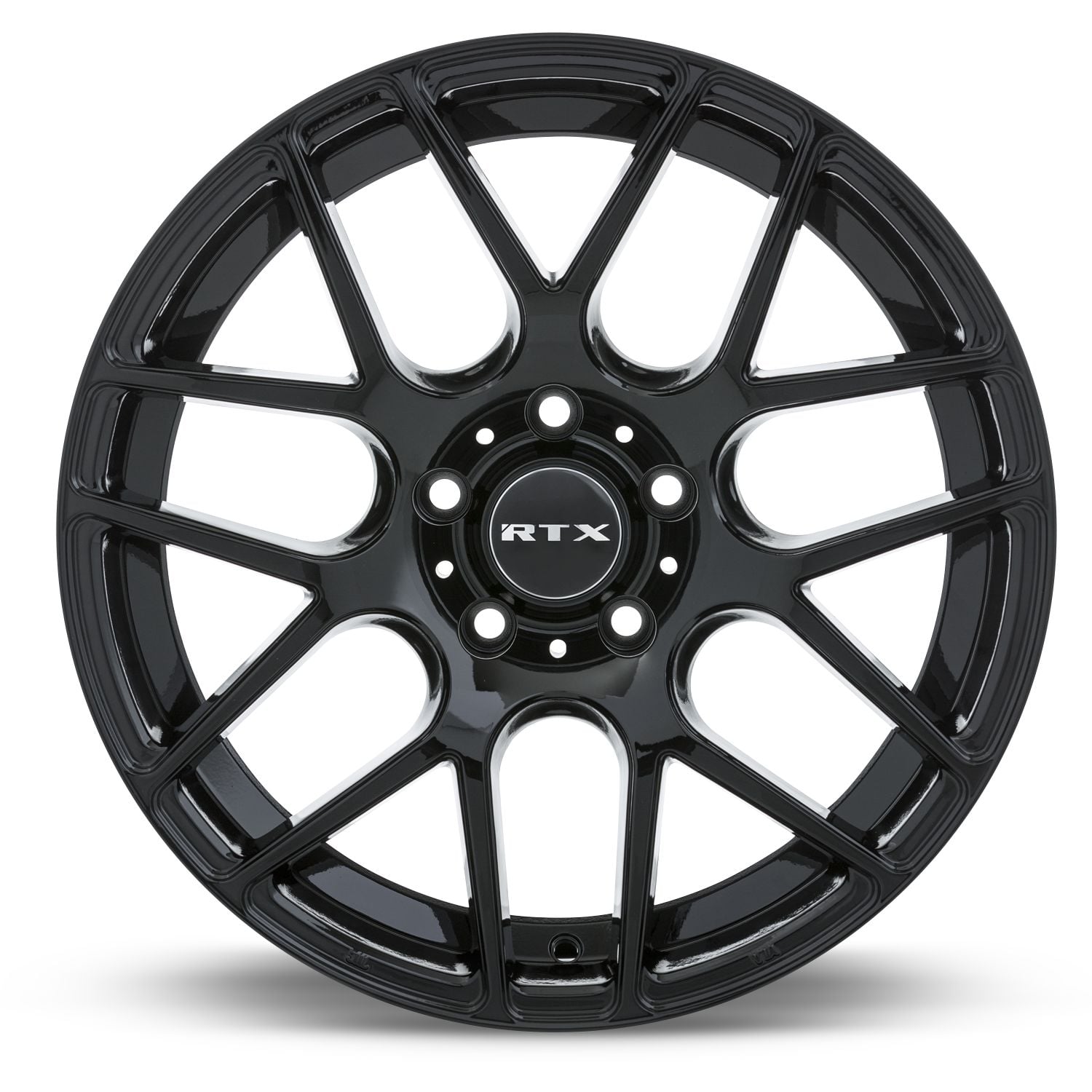 RTX Envy Gloss Black rim angle view