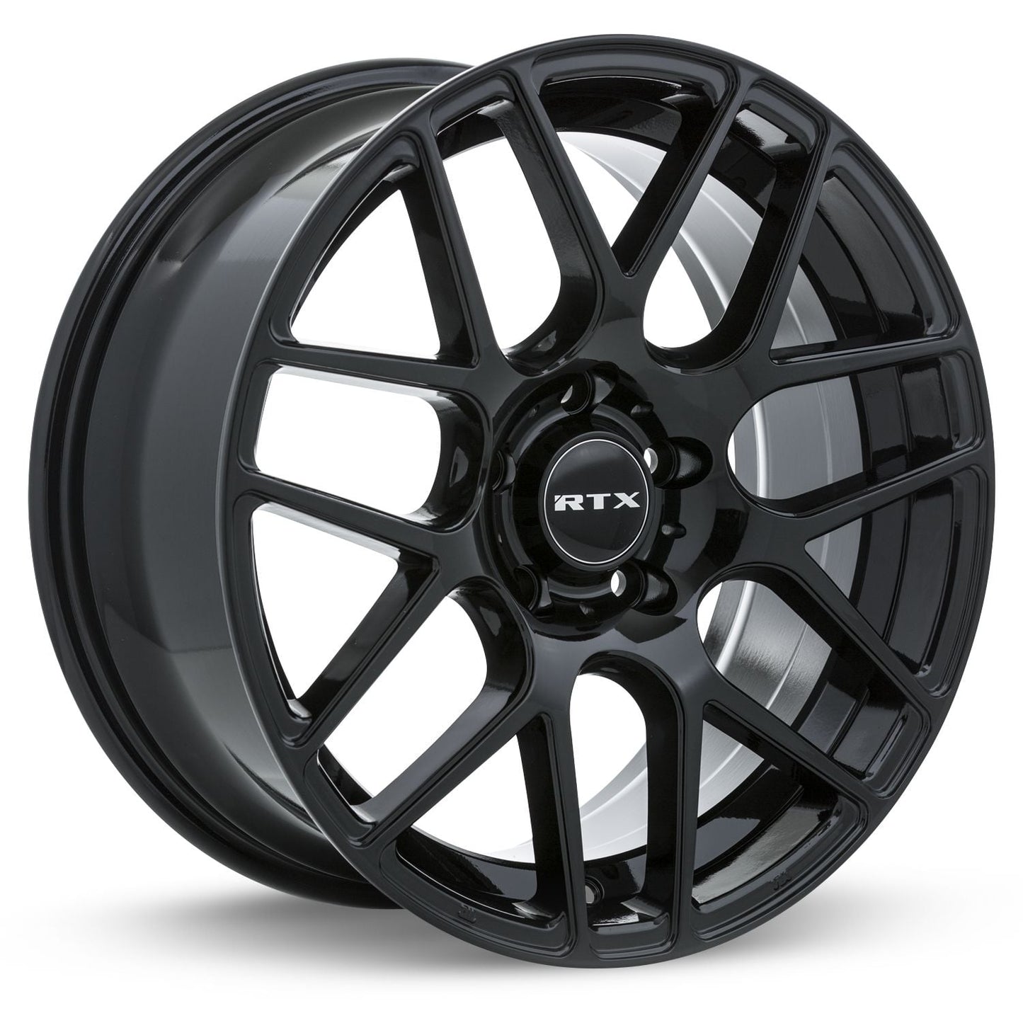 RTX Envy Gloss Black rim front view