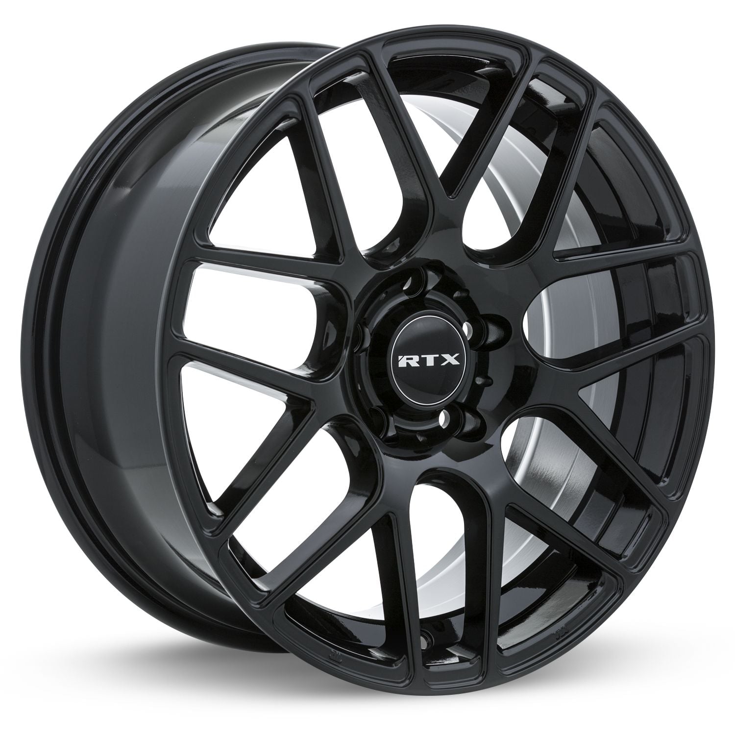 RTX Envy Gloss Black rim front view