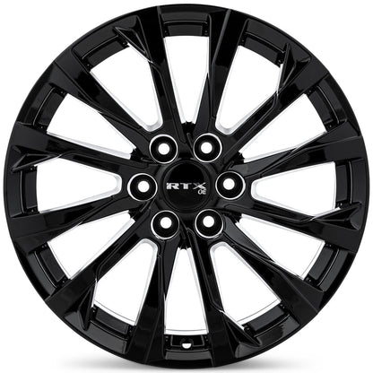 RTX GM03 Gloss Black rim angle view