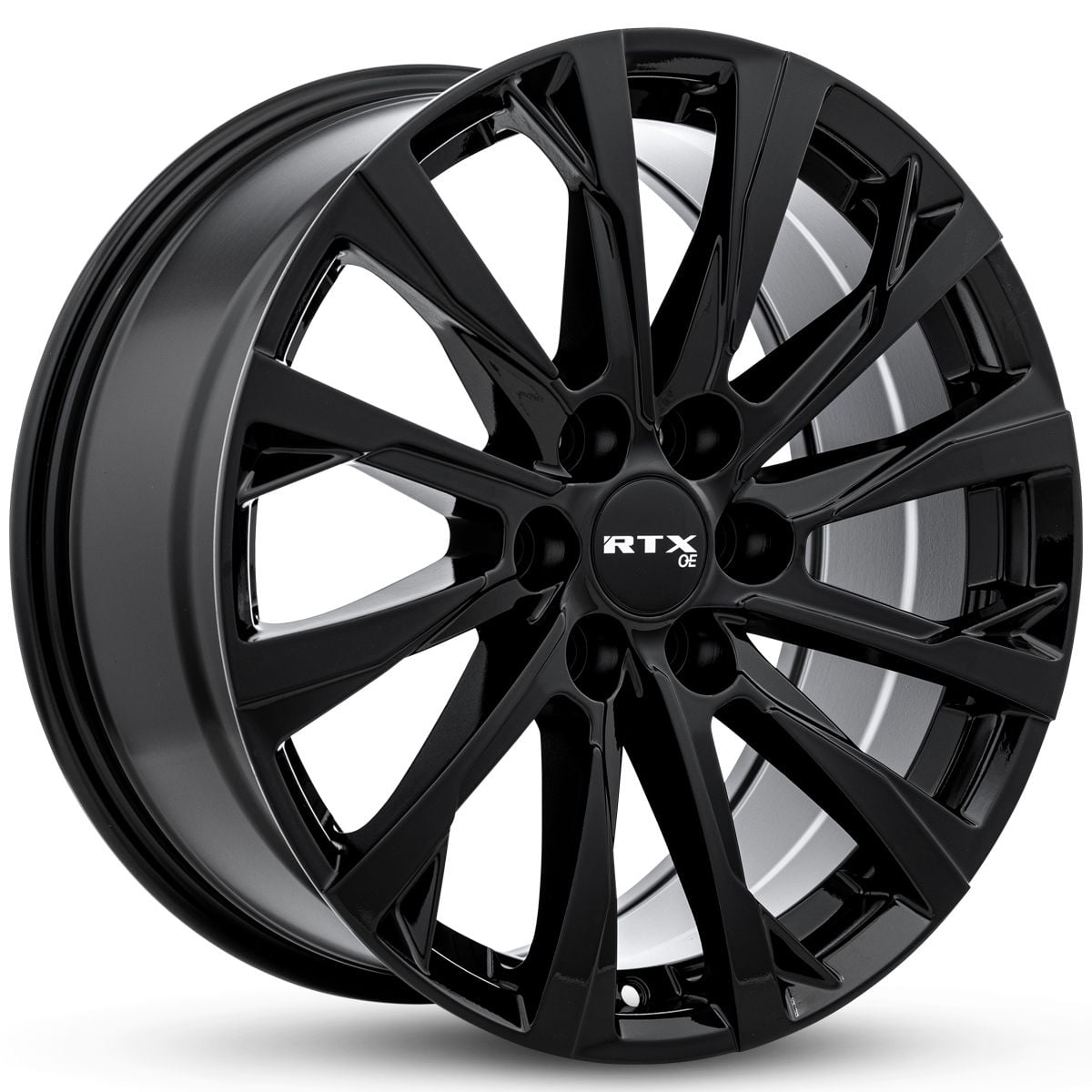 RTX GM03 Gloss Black rim front view