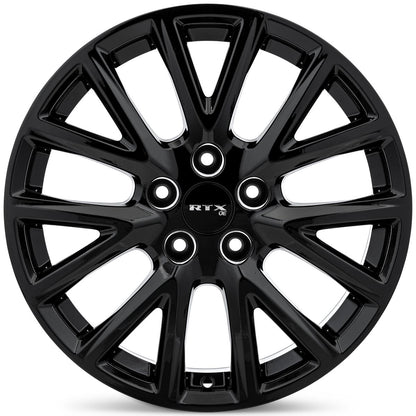 RTX GM06 Gloss Black rim angle view