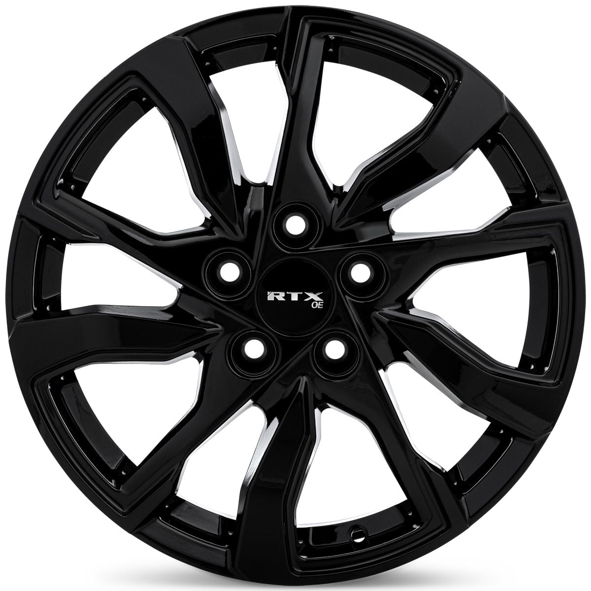 RTX GM07 Gloss Black rim angle view