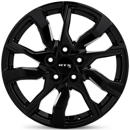 RTX GM07 Gloss Black rim angle view