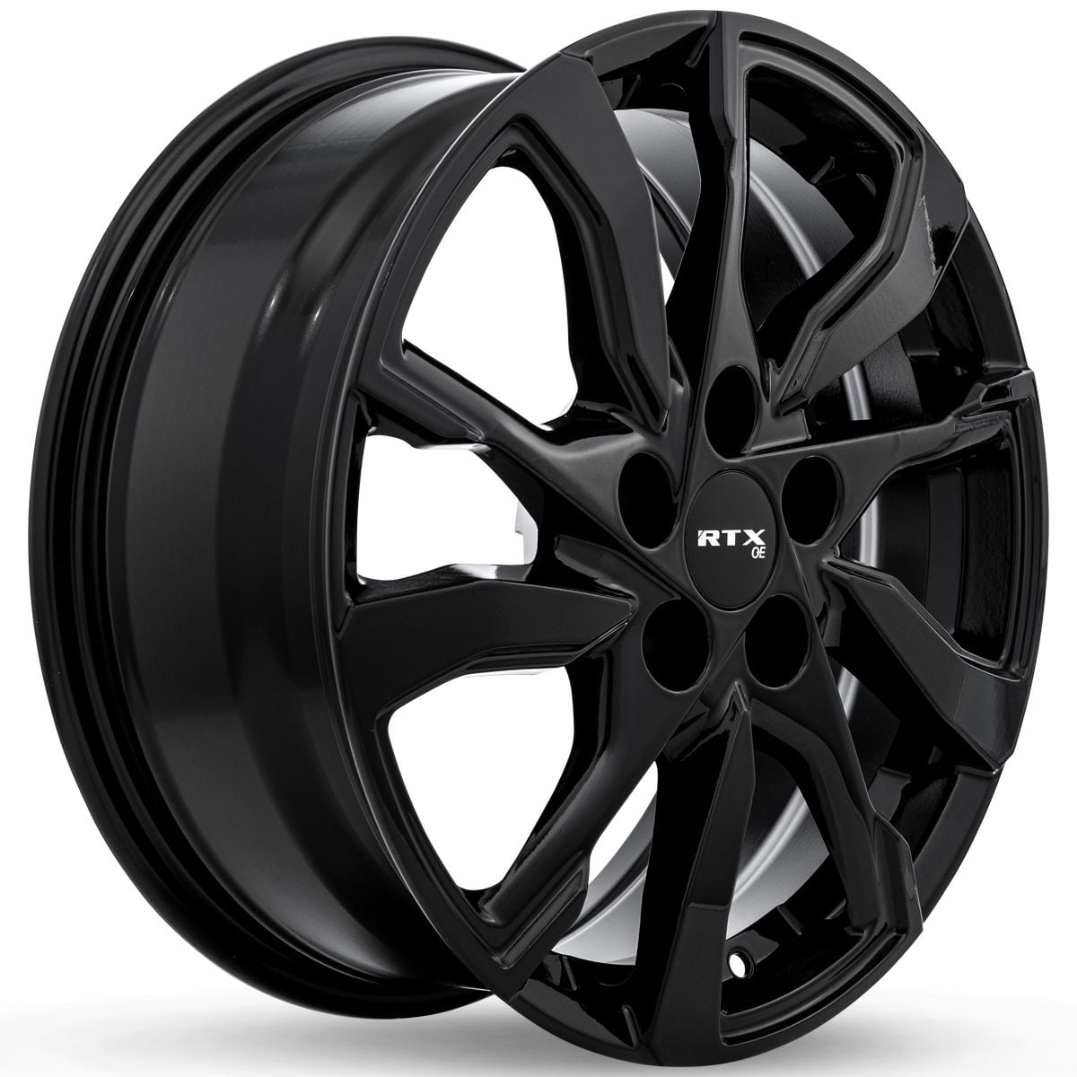 RTX GM07 Gloss Black rim detail view