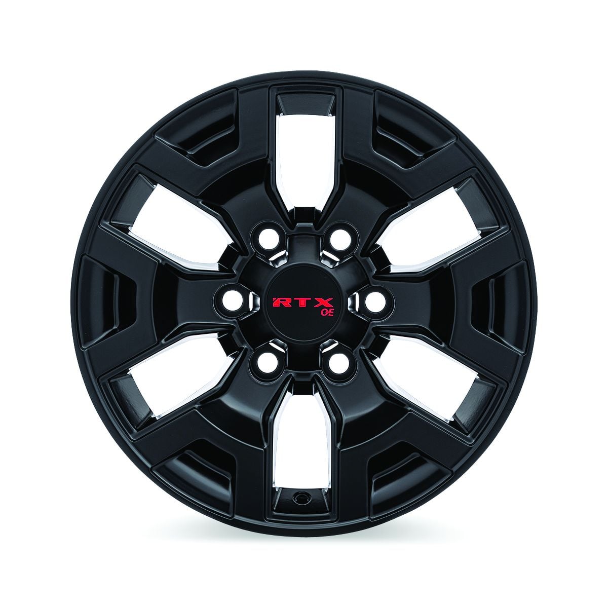 RTX TY01 Satin Black rim angle view