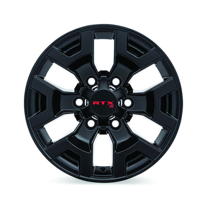 RTX TY01 Satin Black rim angle view
