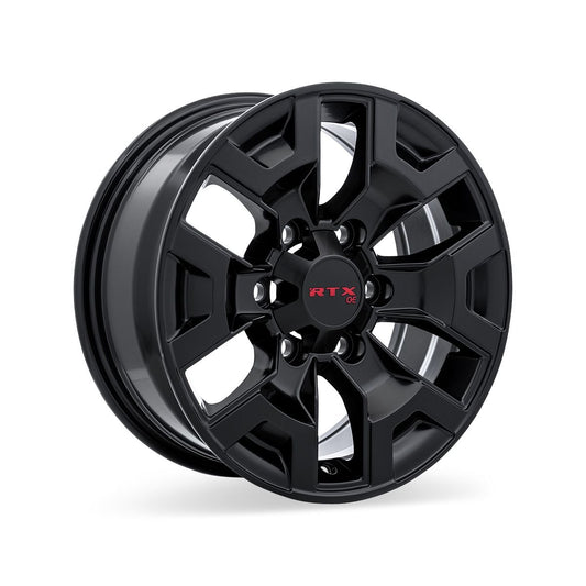 RTX TY01 Satin Black rim front view