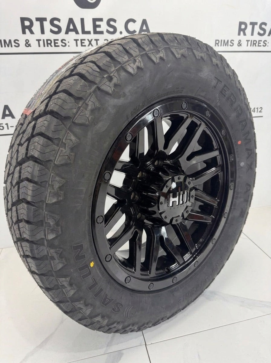 Sailun AT2 Tires on 17" or 18" Fast HD Rims 8x165 - R&T Sales