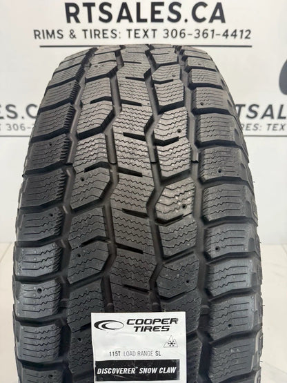 285/45/22 Cooper Winter Tires on 22" Ford F-150 Rims