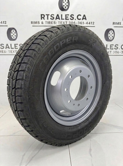 Cooper Snow Claw Winter Tires on 17" Mayhem Dually Rims 8x200 (Set of 6) - steel inner - R&T Sales