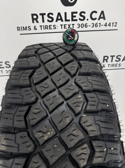 Tread depth gauge on worst tire of the set - R&T Sales