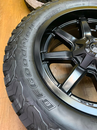 275/60/20 BfGoodrich on Fuel Rims 6x135 6x139 GM RAM FORD - R&T Sales 