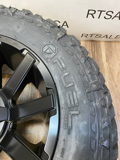 35x12.5x20 MT tires Fuel Rims Dodge Ram GM 2500 3500