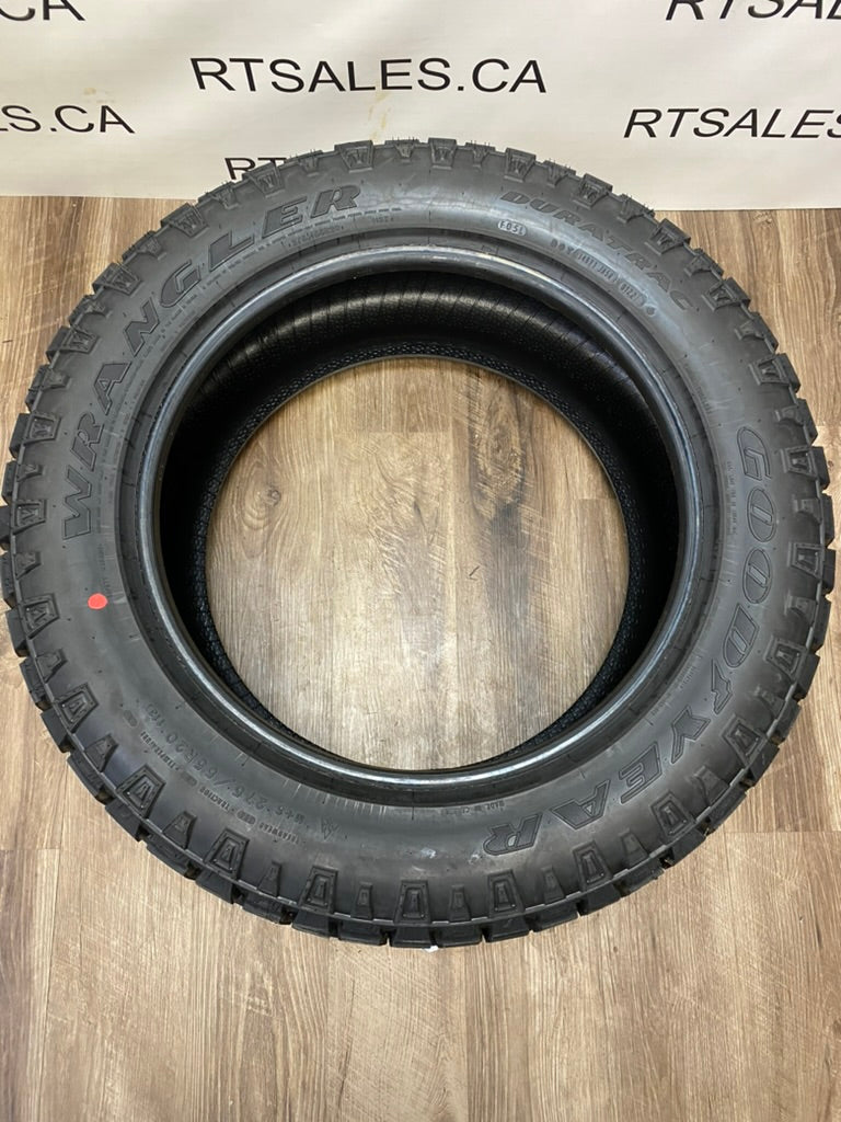 275/55/20 Goodyear WRANGLER DURATRAC All Weather Tires