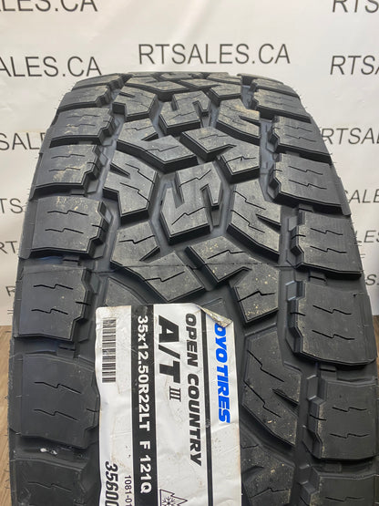 LT 35x12.5x22 Toyo OPEN COUNTRY A/TIII F All Weather Tires