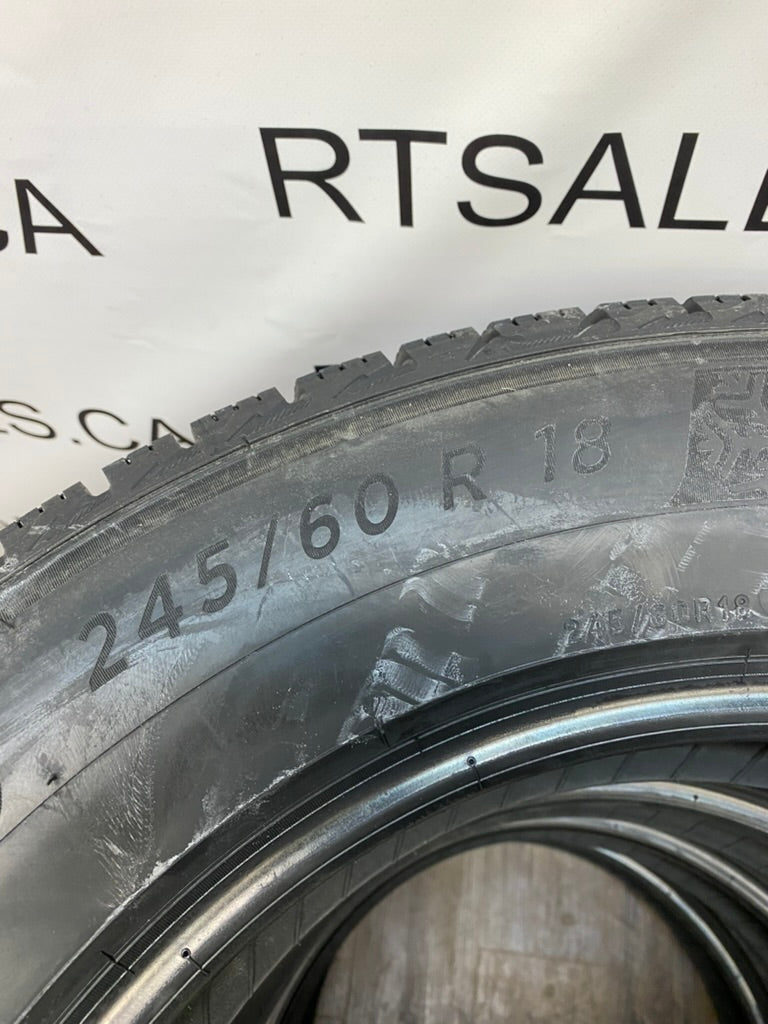 245/60/18 Michelin X ICE SNOW Winter tires