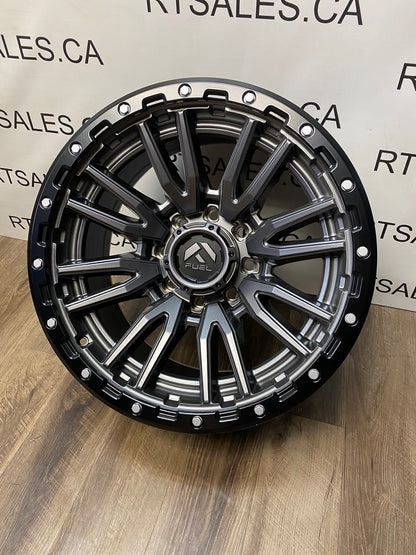 20x10 Fuel Rebel Rims 8x165