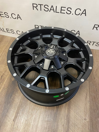 17x9 Mayhem Warrior Rims 8x165