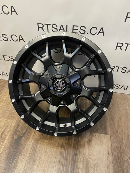 17x9 Mayhem Warrior Rims 8x165
