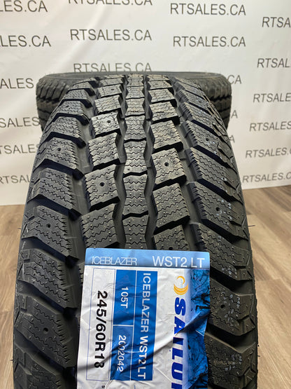 245/60/18 Sailun ICEBLAZER WST2 Studdable Winter Tires - R&T Sales 