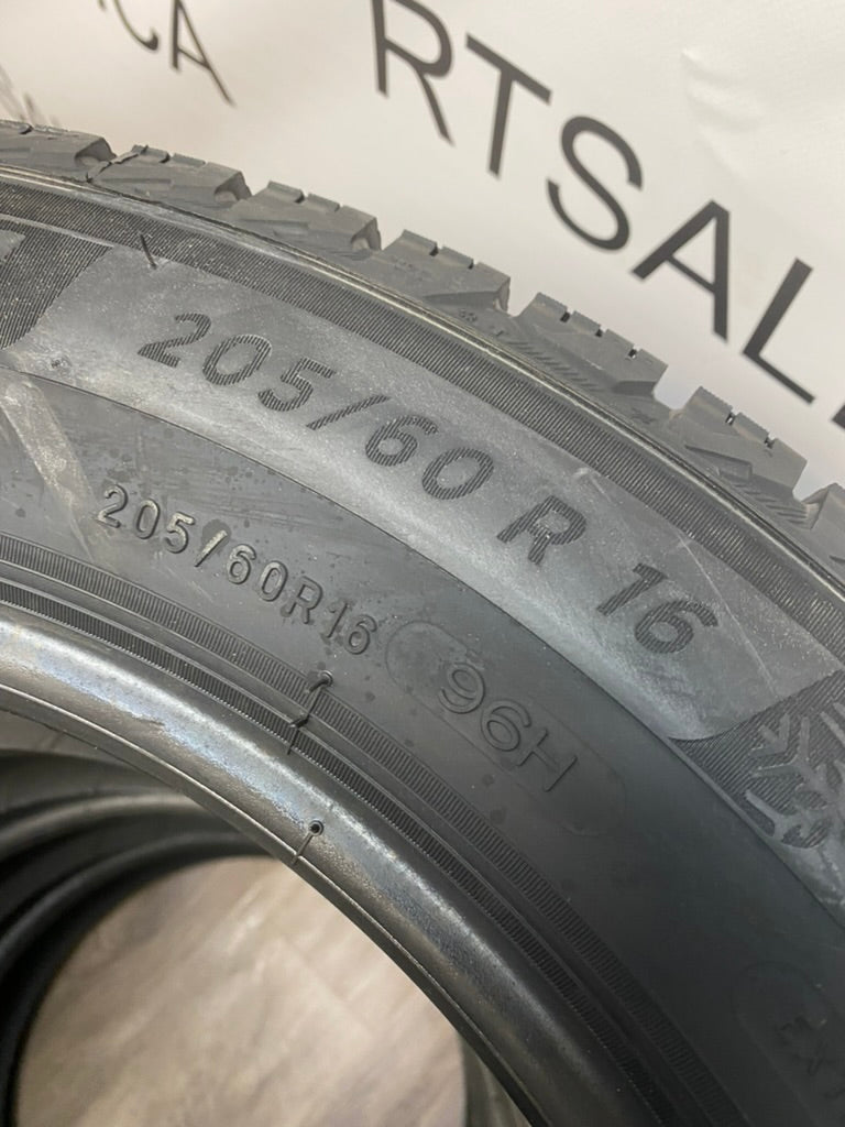 205/60/16 Michelin X-Ice snow winter tires