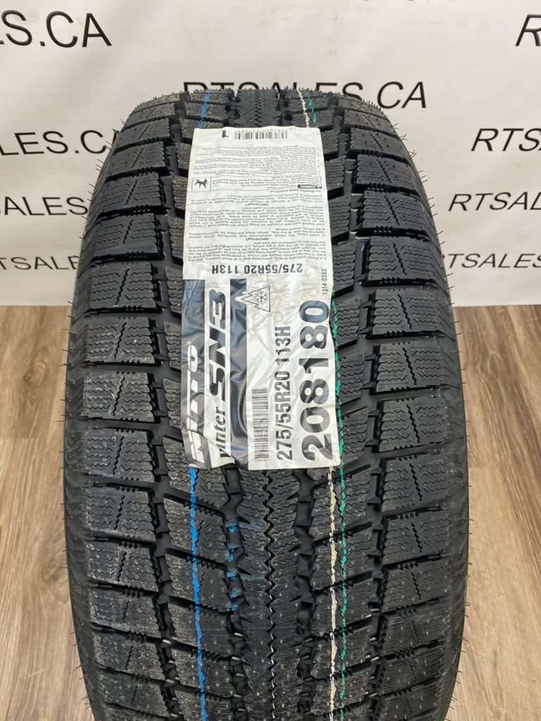 275/55/20 Nitto Winter SN3 Winter tires