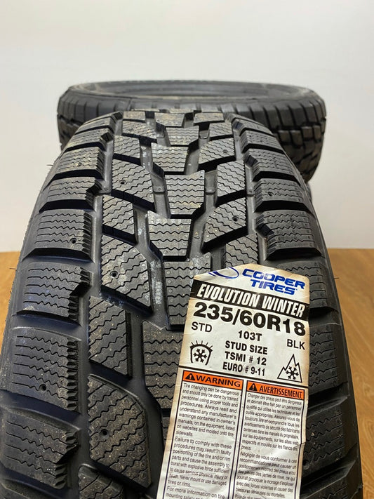 235/60/18 Cooper EVOLUTION WINTER Studdable Winter Tires - R&T Sales 