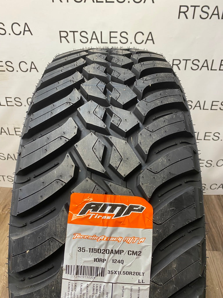 LT 35x11.5x20 Amp TERRAIN ATTACK M/T E All Season Tires | R&T Sales