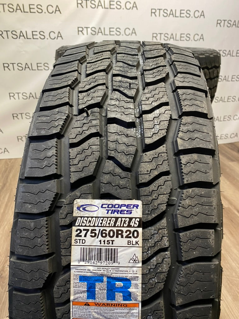 275/60/20 Cooper Discoverer AT3 All weather tires – R&T Sales