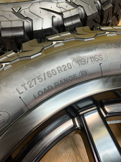 275/60/20 BfGoodrich on Fuel Rims 6x135 6x139 GM RAM FORD - R&T Sales 