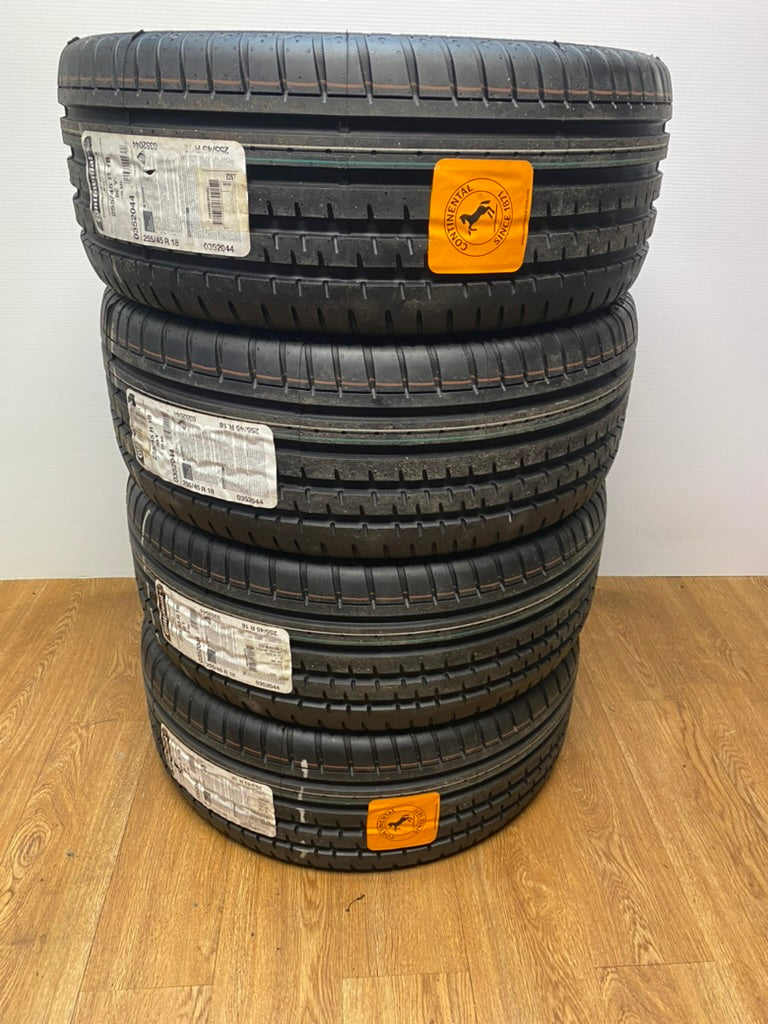 255/45/18 Continental ContiSportContact Summer Tires
