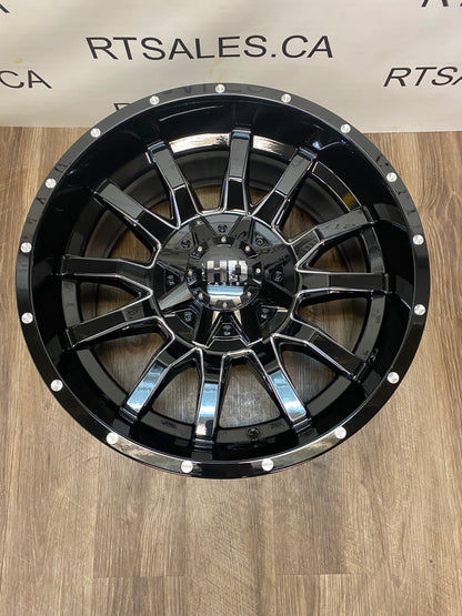 20x10 Fast HD Traxx Rims 8x165 -15mm - R&T Sales 