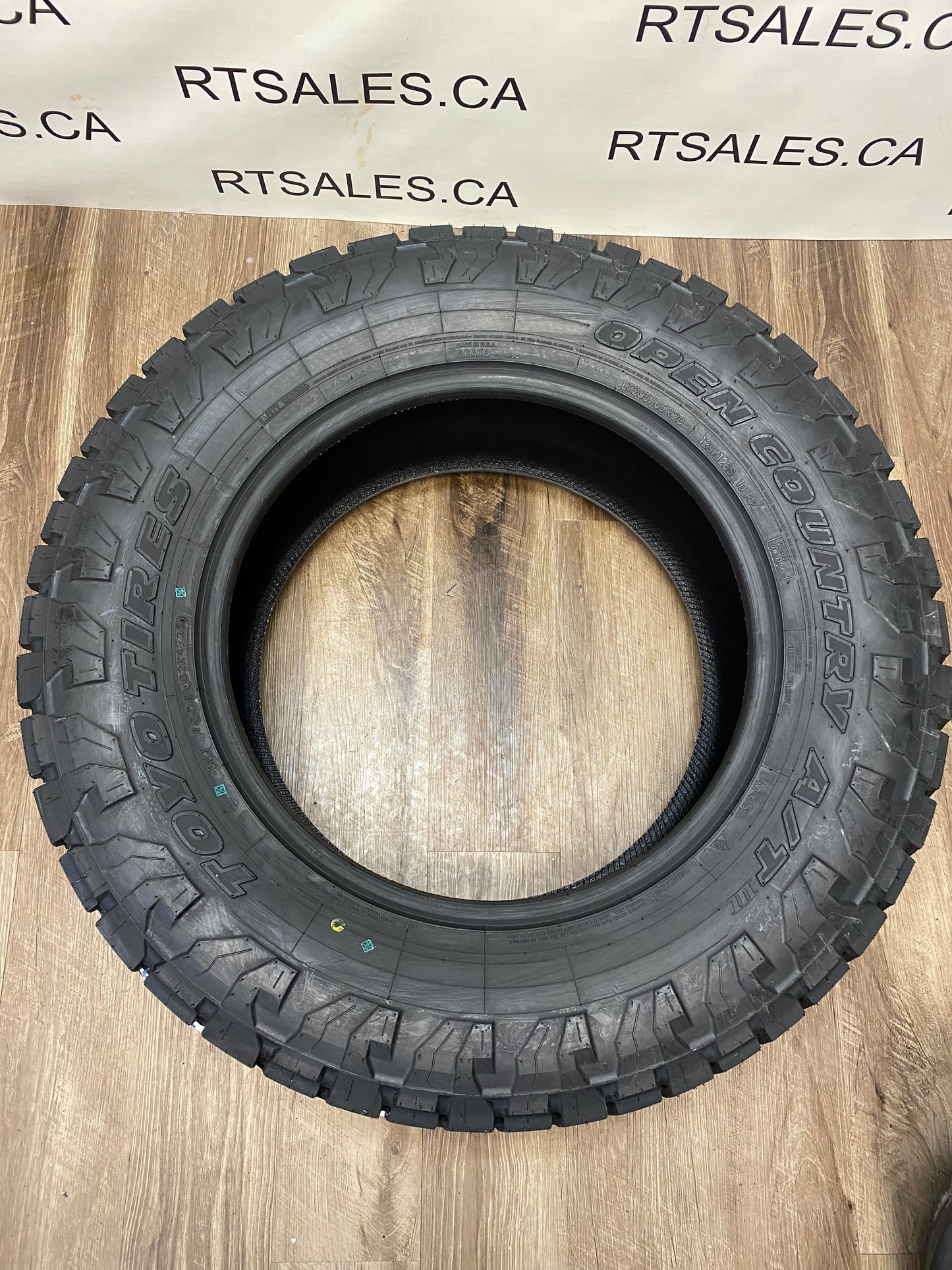 LT 295/65/20 Toyo OPEN COUNTRY A/TIII E All Weather Tires