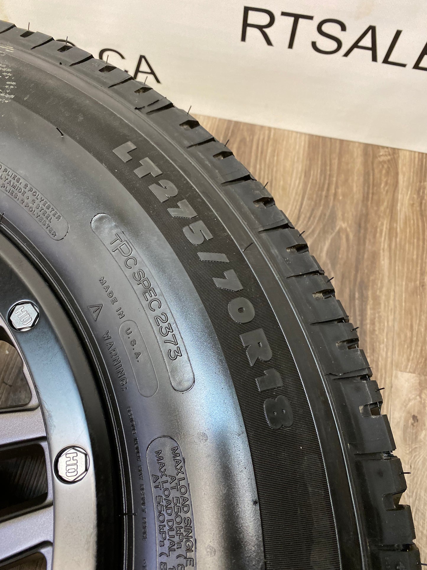 275/70/18 Michelin LTX tires Rims GMC Chevy 2500 3500