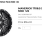 17x8.5 Fuel Maverick Rims 5x127/110